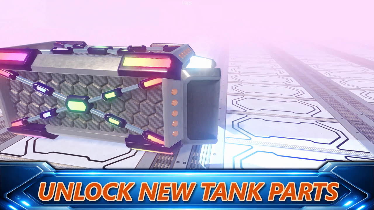 Open crates to unlock new tank parts and cards